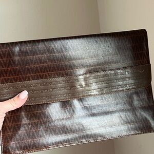 Valentino Dark Brown Monogram Men's Bag